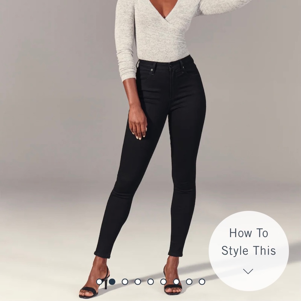 Abercrombie Curve Love High Rise Super Skinny Jean